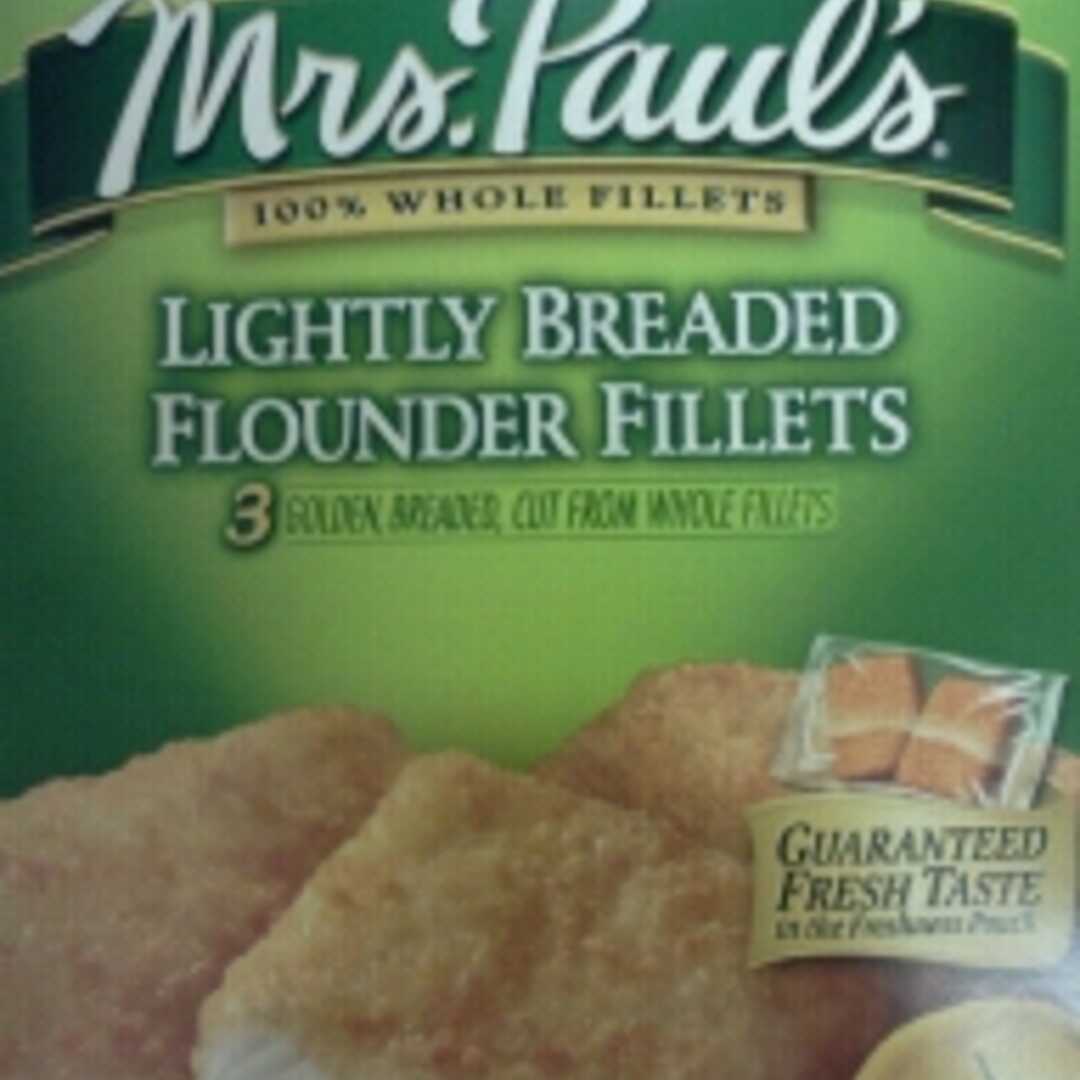 Mrs. Paul's Lightly Breaded Flounder Fillets