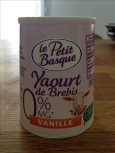 Le Petit Basque Yaourt de Brebis Vanille 0%