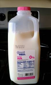 1 2 cup skim milk calories