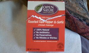 Open Nature Roasted Red Pepper & Garlic Chicken Sausage