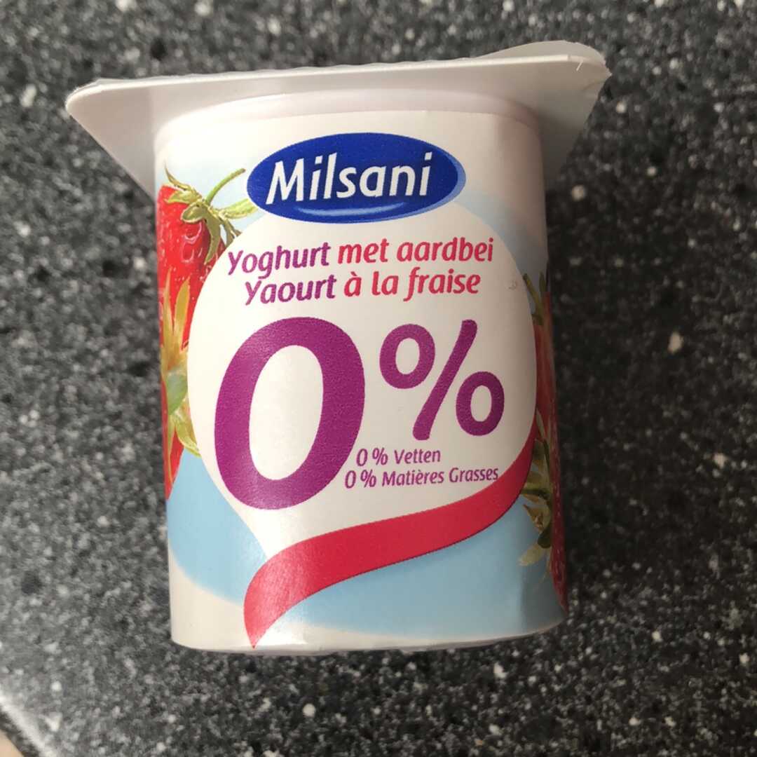 Milsani Magere Yoghurt Aardbei