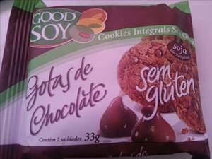 Good Soy Cookies Integrais sem Glúten Gotas de Chocolate