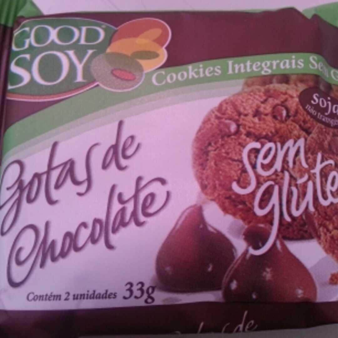 Good Soy Cookies Integrais sem Glúten Gotas de Chocolate