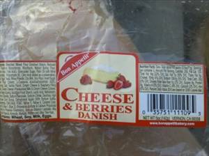 Bon Appetit Cheese & Berries Danish