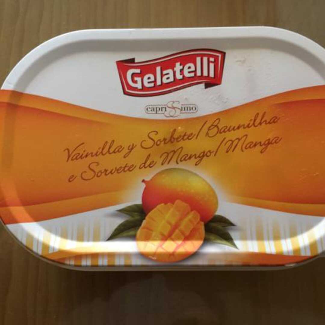 Gelatelli Vainilla y Sorbete de Mango