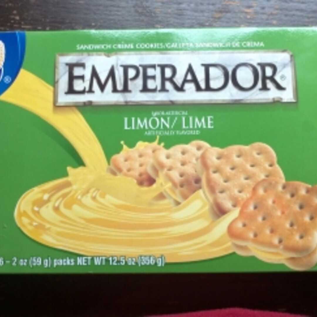 Gamesa Emperador Piruetas Lime Sandwich Creme Cookies
