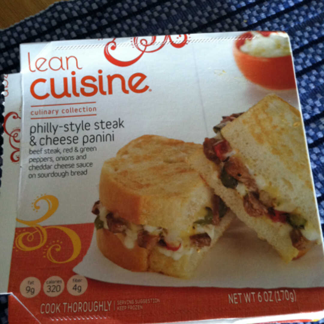 Lean Cuisine Culinary Collection Philly Style Steak & Cheese Panini