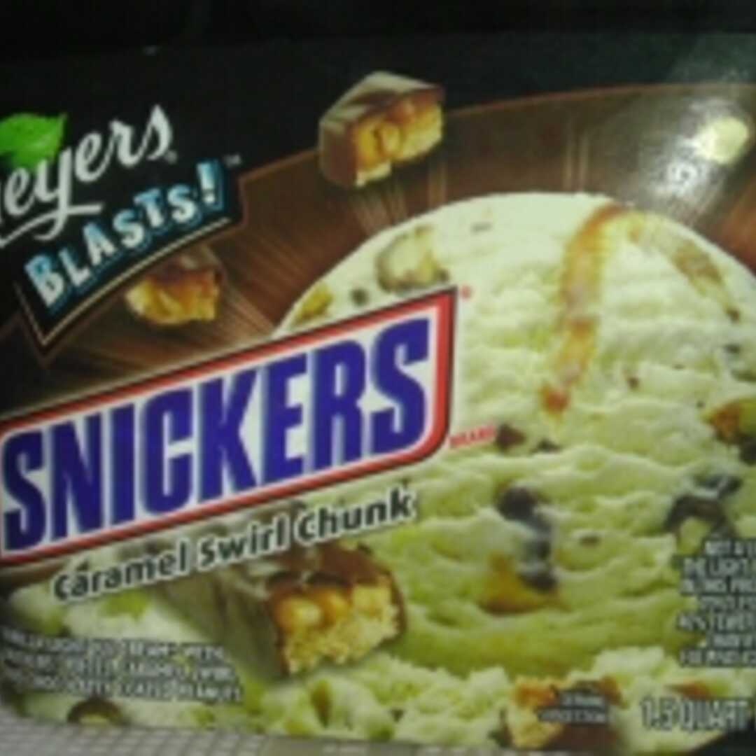 Snickers Vanilla Ice Cream with Snickers