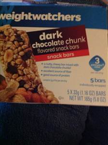 Weight Watchers Dark Chocolate Chunk Snack Bars