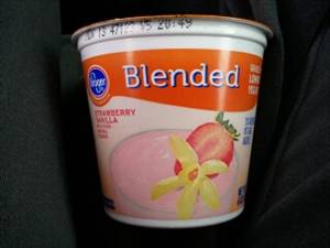 Kroger Blended Strawberry Vanilla Yogurt