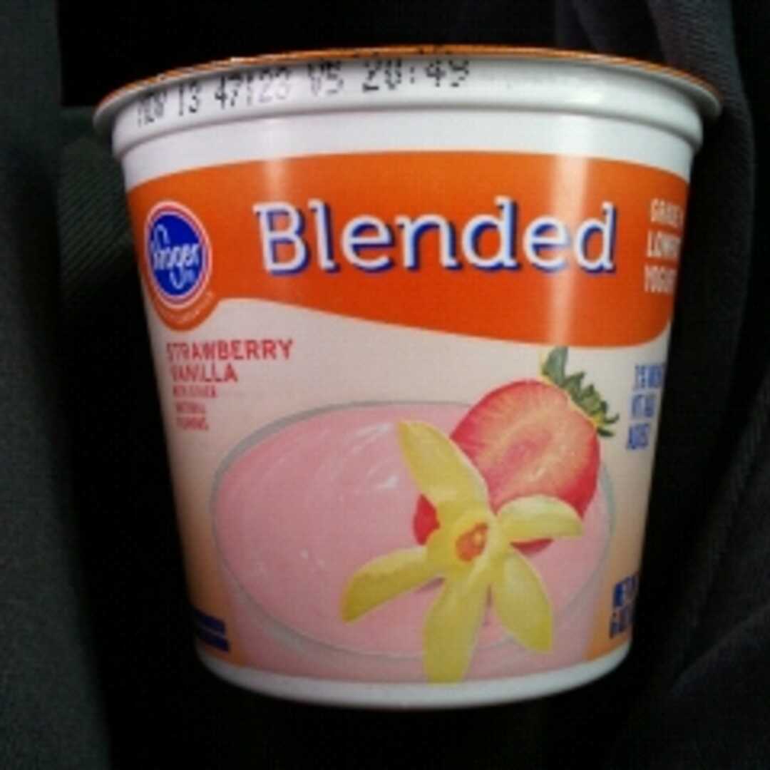 Kroger Blended Strawberry Vanilla Yogurt