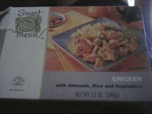 Smart Menu Chicken with Almonds, Rice & Vegetables