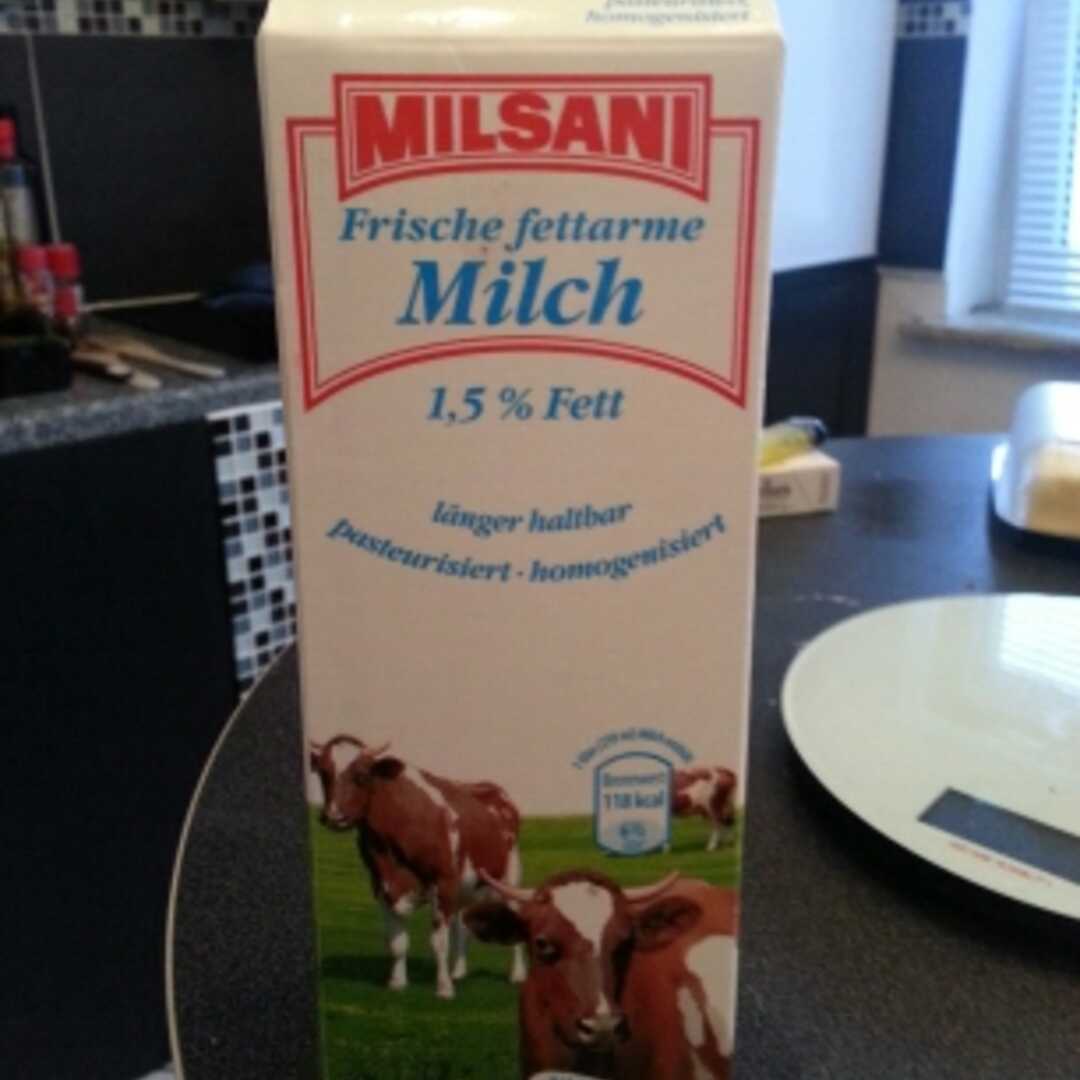Milsani Frische Fettarme Milch 1,5%