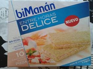 biManán Crackers Sabor Pizza