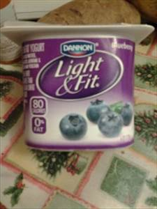 Dannon Light & Fit Yogurt - Blueberry (6 oz)