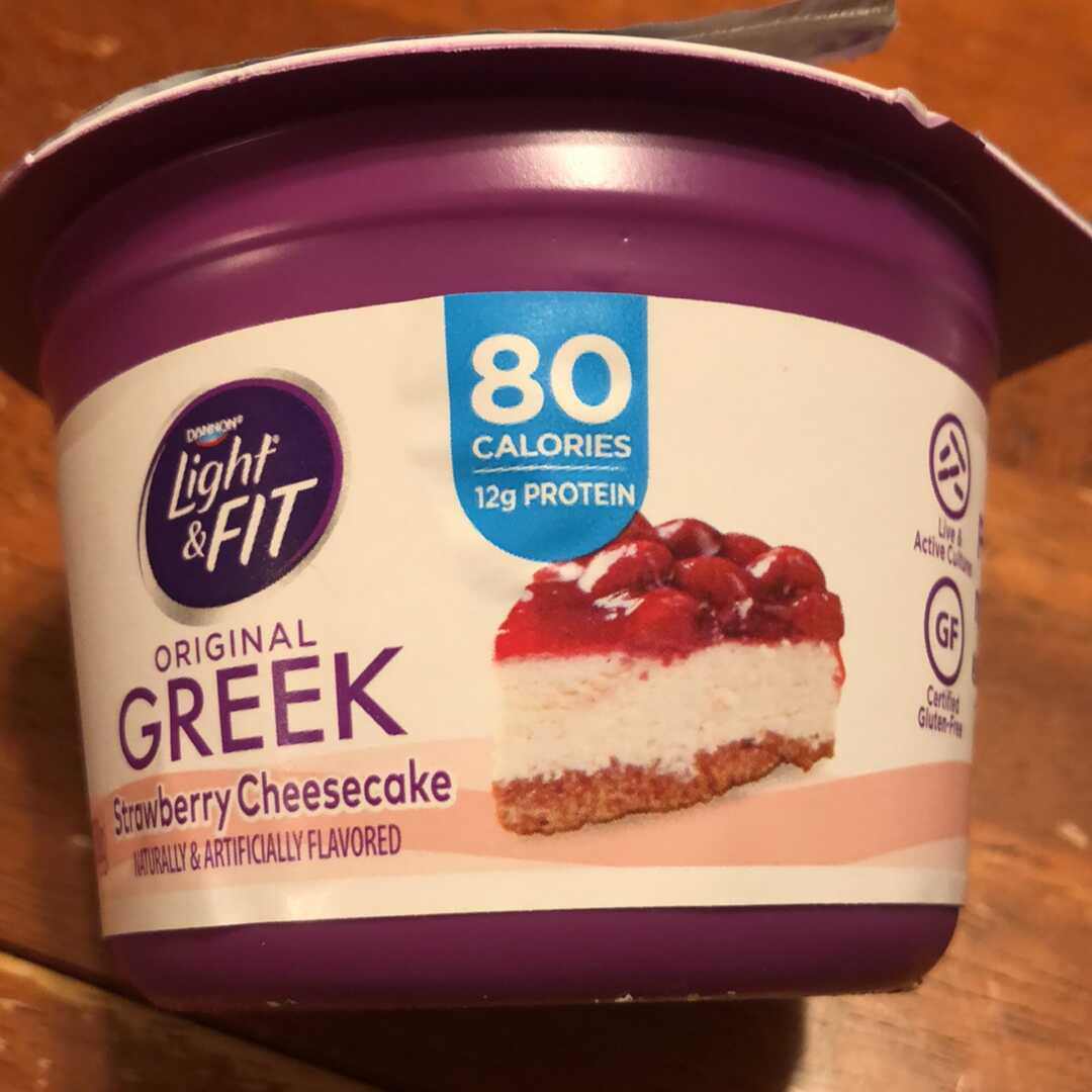 Dannon Light & Fit Greek Yogurt - Strawberry Cheesecake (150g)