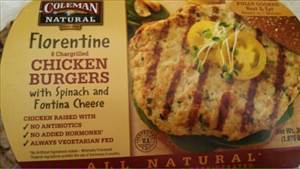 Coleman Natural Florentine Chicken Burgers