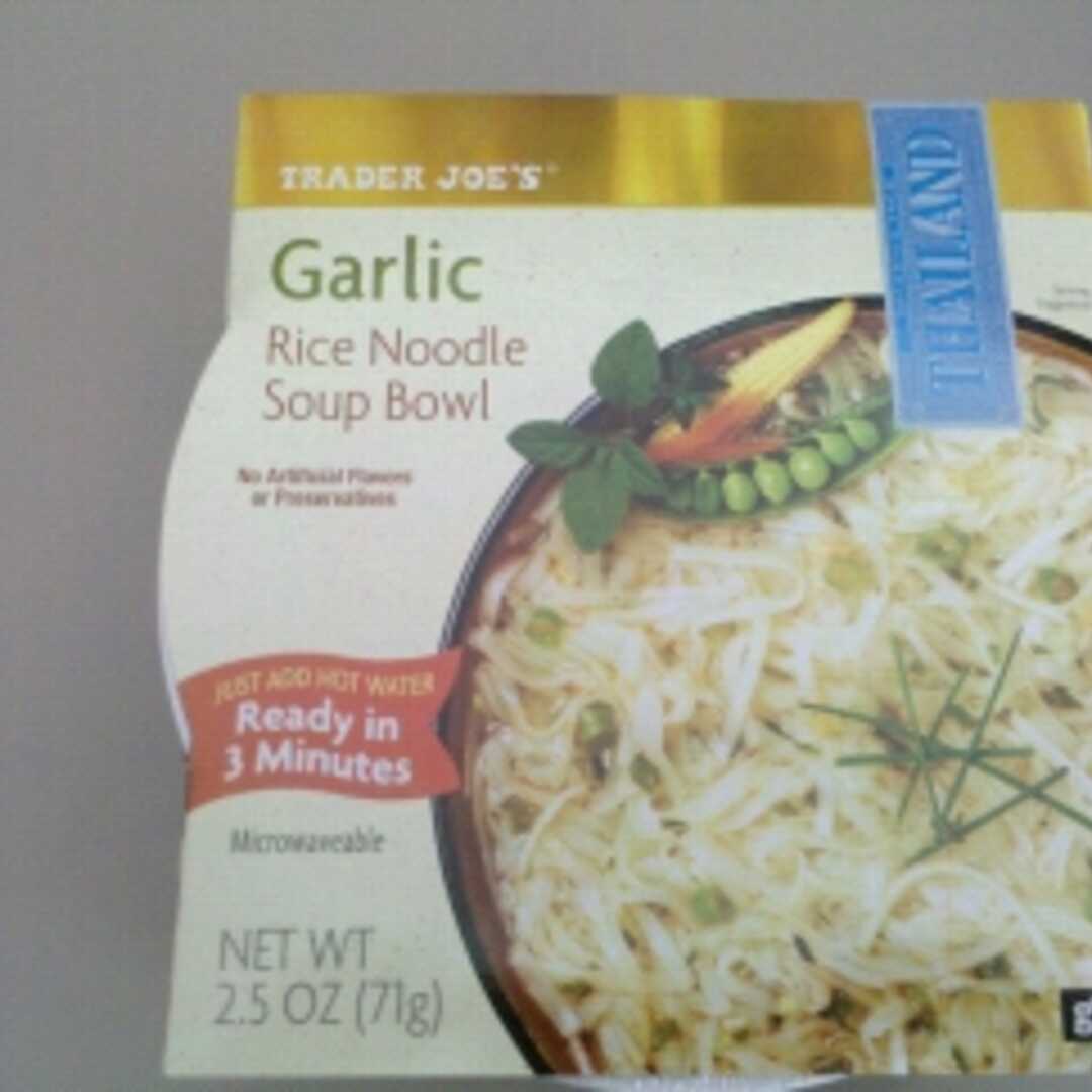 Trader Joe's Garlic Rice Noodle Soup Bowl