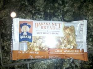 Quaker Soft Baked Bars - Banana Nut Bread