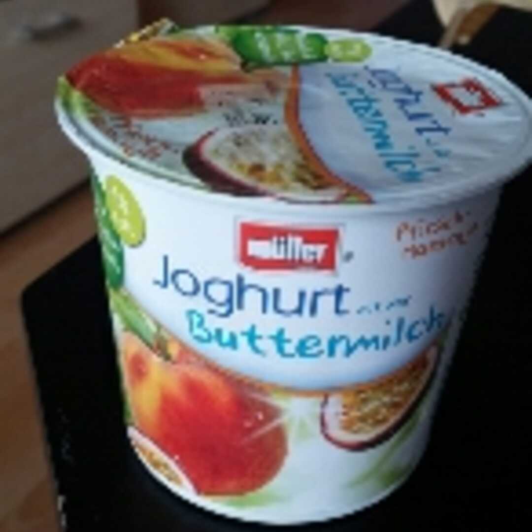 Müller Joghurt mit der Buttermilch Pfirsich-Maracuja