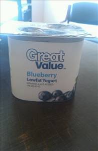 Great Value Lowfat Yogurt - Blueberry