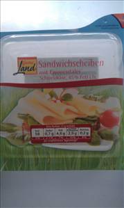 Gutes Land  Sandwichscheiben mit Emmentaler