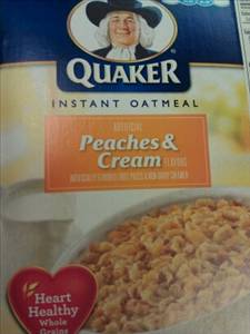 Quaker Instant Oatmeal - Peaches & Cream