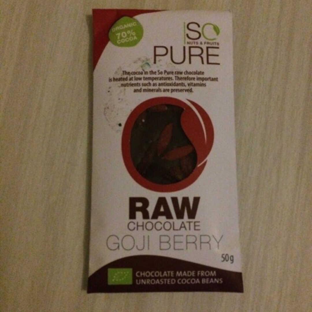 So Pure Raw Chocolate Goji Berry