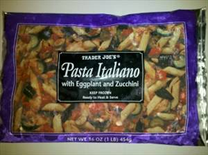 Trader Joe's Pasta Italiano with Eggplant & Zucchini