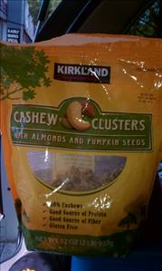 Kirkland Signature Cashew Clusters with Almonds & Pumpkin Seeds