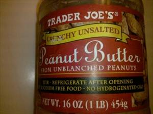 Trader Joe's Crunchy Unsalted Peanut Butter