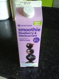 Morrisons Blueberry & Blackcurrant Smoothie