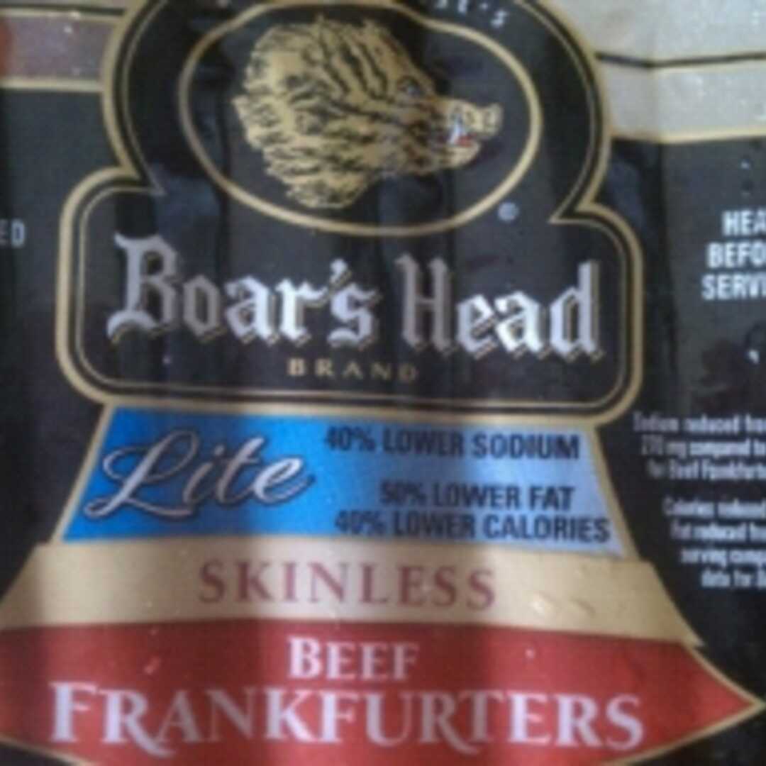Boar's Head Lite Skinless Beef Frankfurters