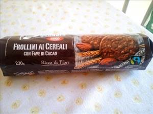 Solidal Coop Frollini ai Cereali con Fave di Cacao