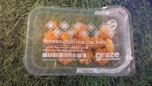 Graze Korean Chilli Rice Crackers