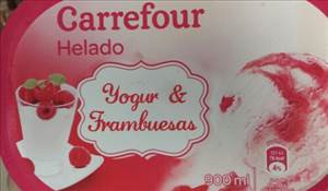 Carrefour Helado Yogur y Frambuesas
