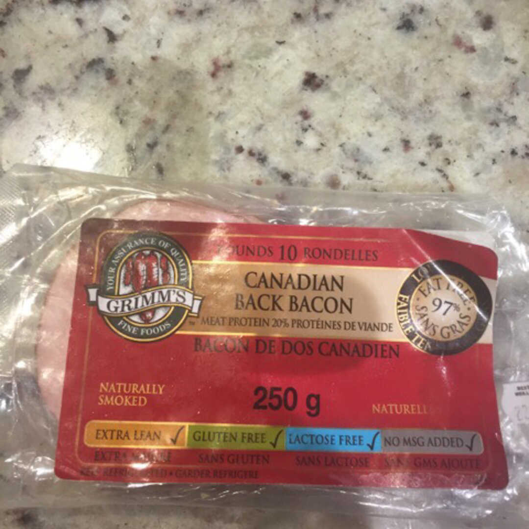 Grimm's Canadian Back Bacon