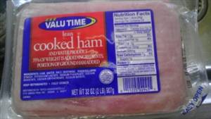 Valu Time Lean Cooked Ham