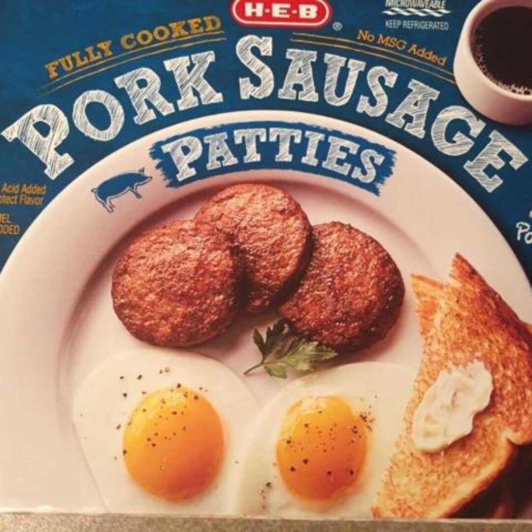 HEB Fully Cooked Pork Sausage Patties