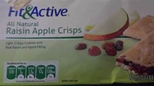 Fit & Active Raisin Apple Fruit Crisps