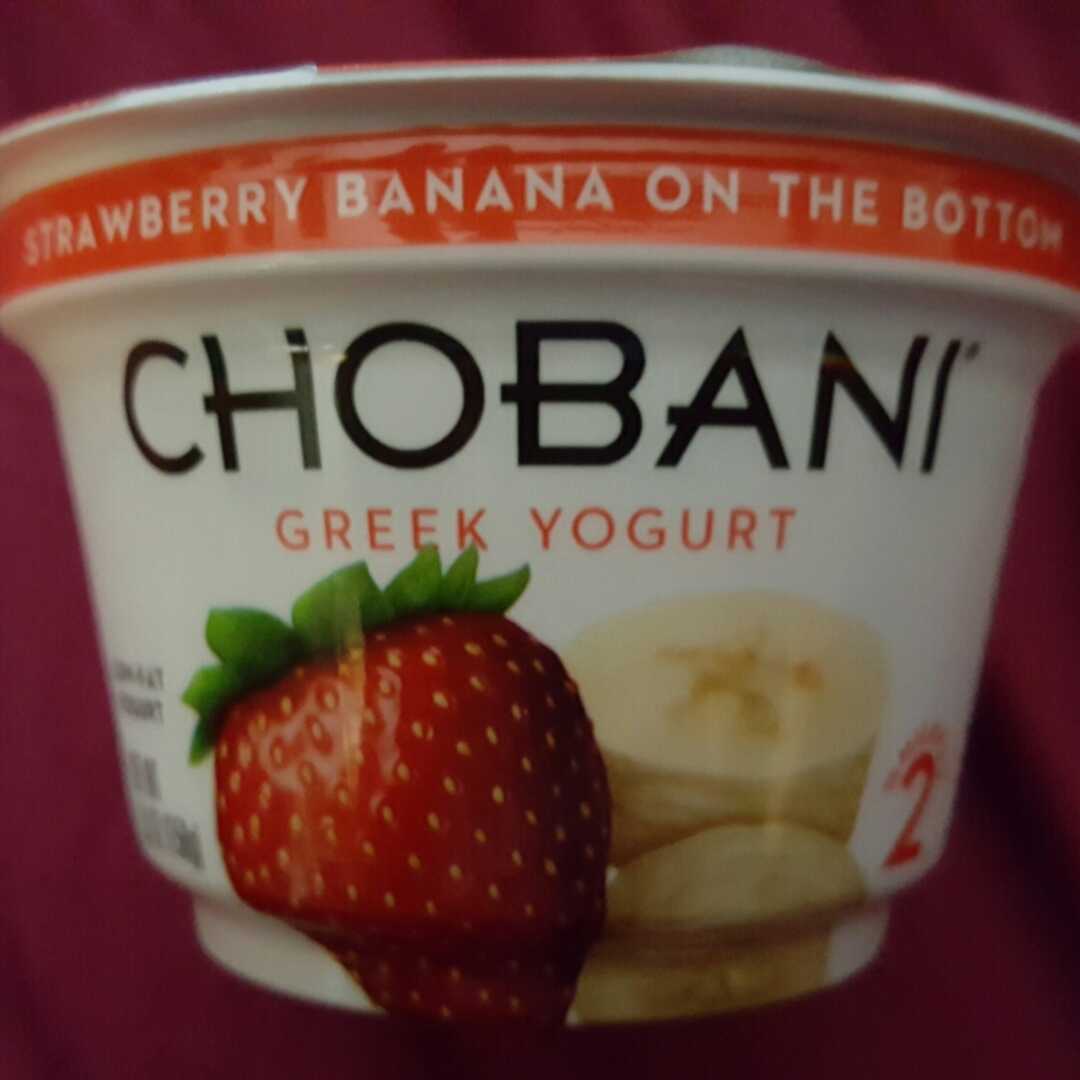 Chobani Strawberry Banana on The Bottom