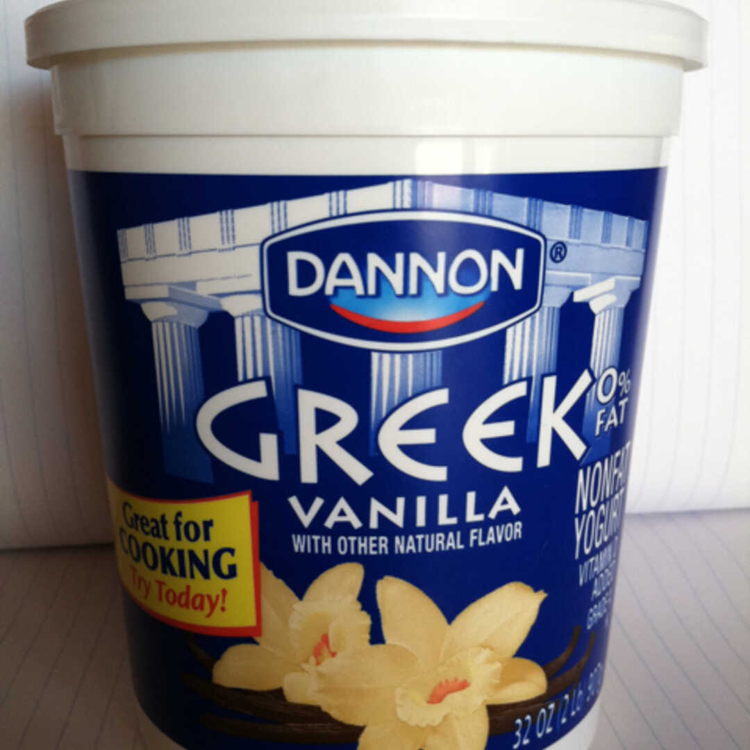 Dannon Greek Vanilla Yogurt (Cup)