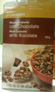Consum Muesli Crujiente con Chocolate