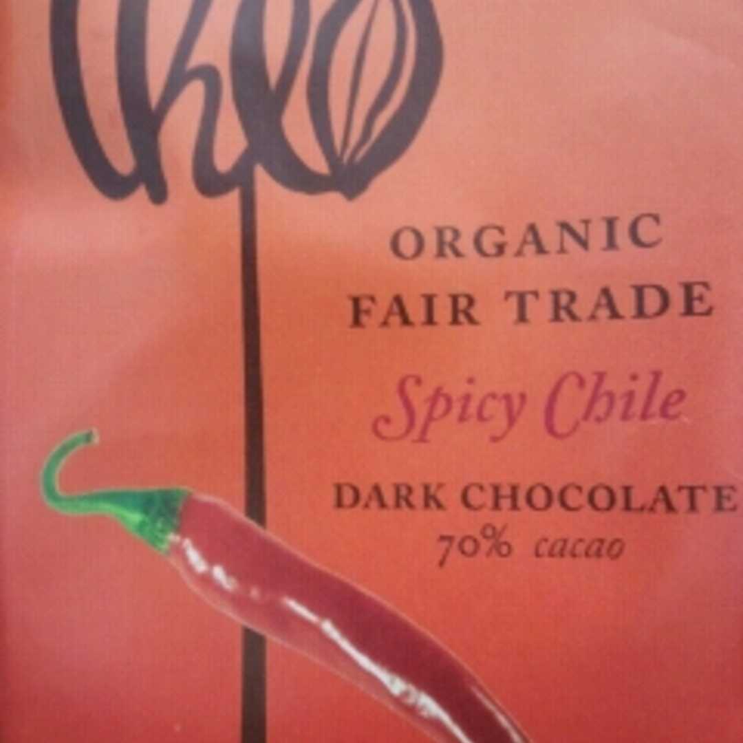 Theo Chocolate Organic Fair Trade Spicy Chile Dark Chocolate 70%