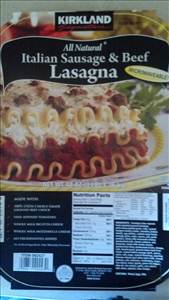 Kirkland Signature Italian Sausage & Beef Lasagna
