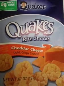 Quaker Quakes Rice Snacks - Cheddar Cheese (Bag)