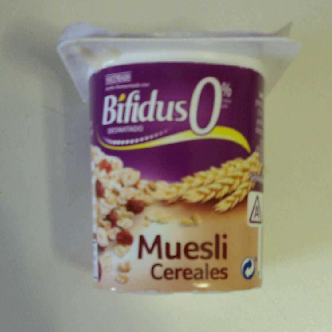 Hacendado Yogur Bifidus 0% Muesli Cereales