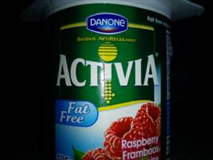 Activia Fat Free Raspberry Yogurt