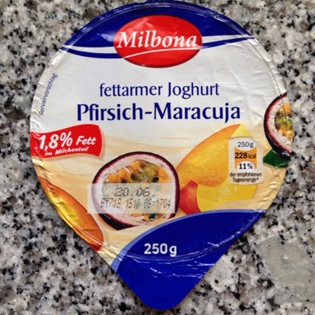 Milbona Creme Joghurt Pfirsich-Maracuja