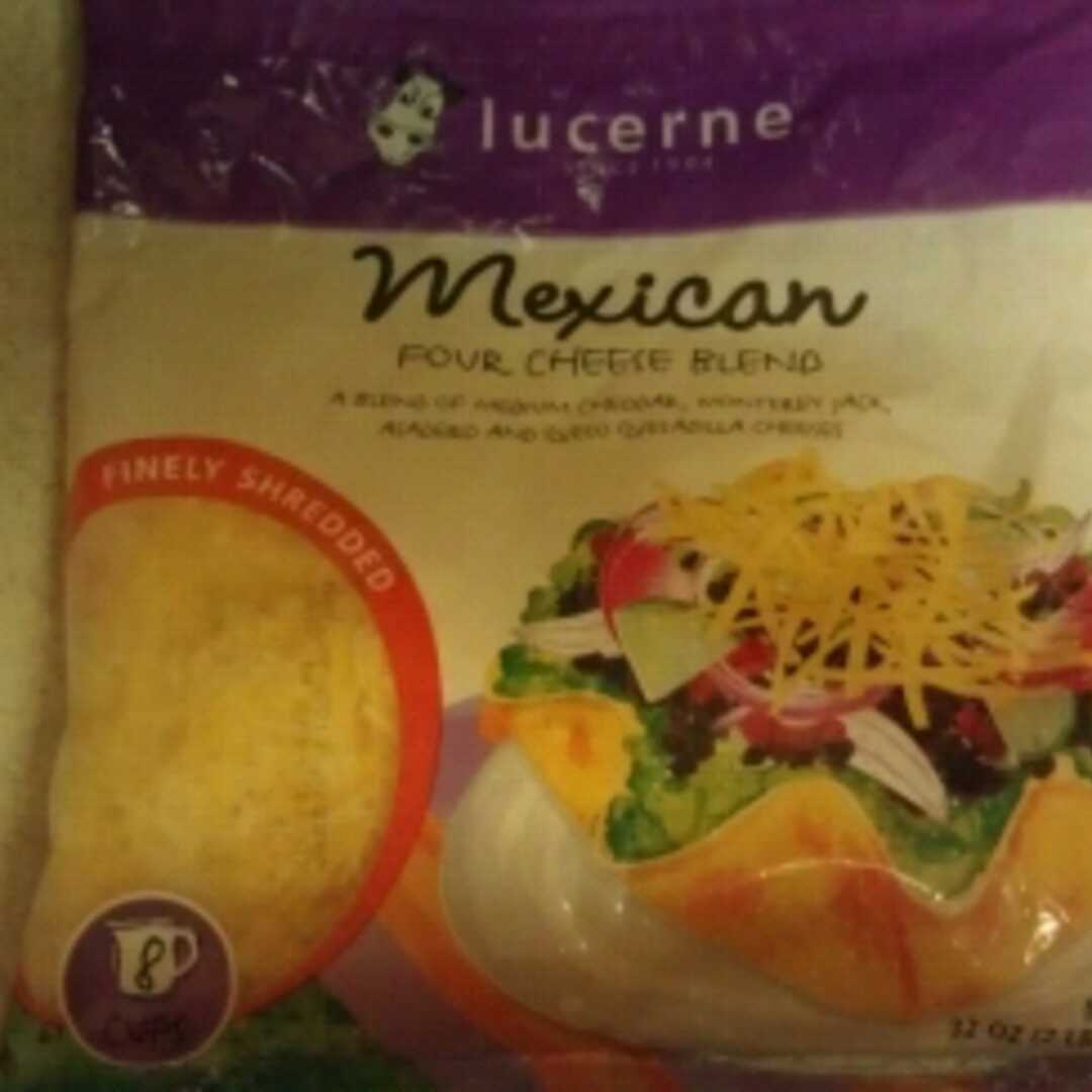 Lucerne Shredded Mexican Four Cheese Blend